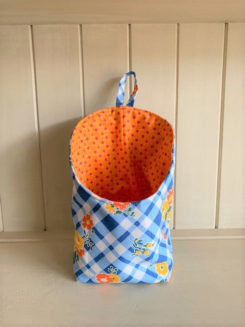 Fabric Pod - Blue and Orange